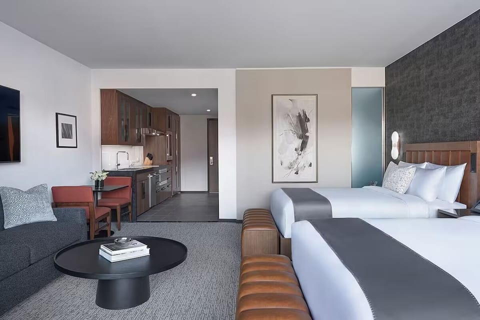 Bedroom. Interior and views may vary based on location and availability.