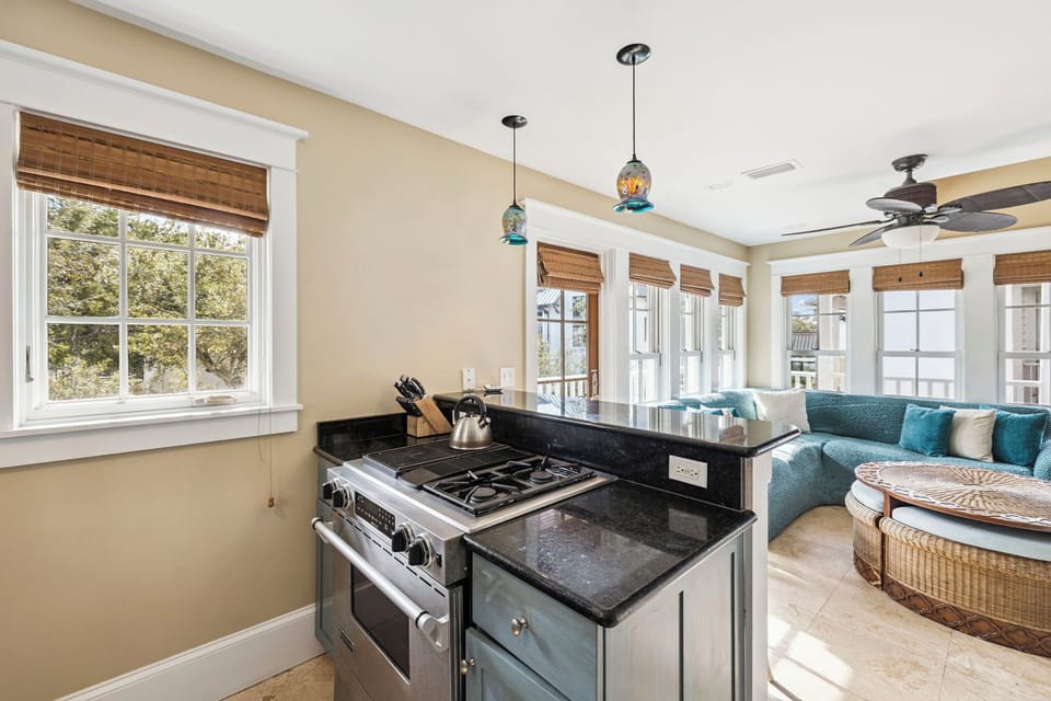 Your open kitchen flows seamlessly into the cozy living space, where you can cook while staying connected to family.