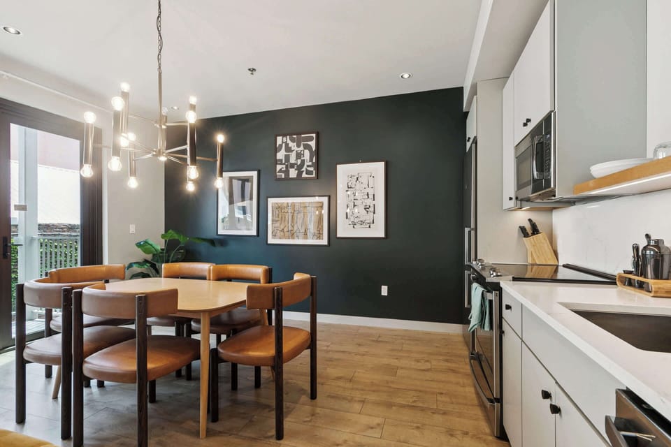 Dining Table + Kitchen