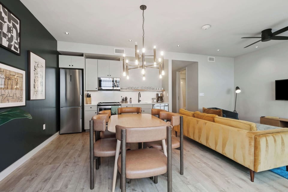 Dining Table + Kitchen