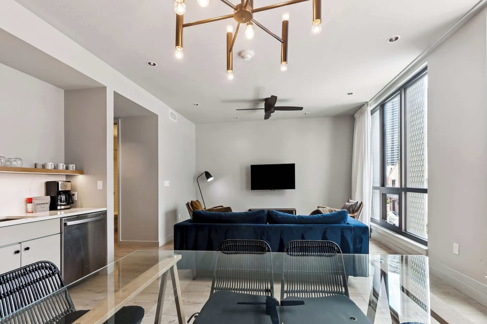 Living Room + Dining Table