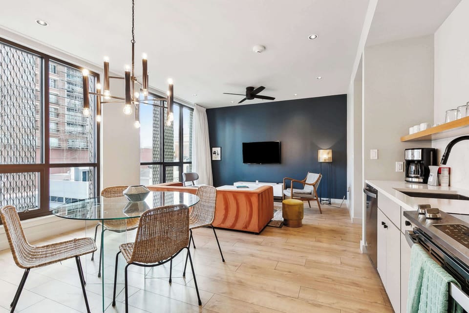 Kitchen + Living Room 