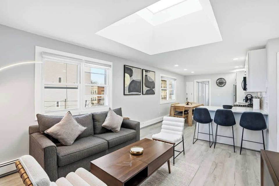 Spacious and comfortable living room designed for relaxing, lounging, and enjoying downtime with plenty of room to unwind.