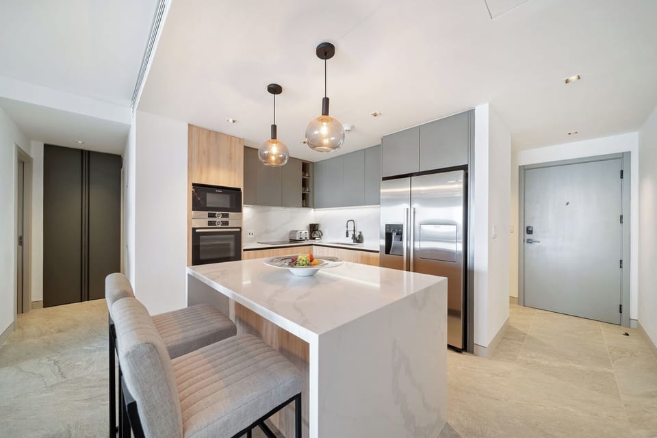 A modern condo offering a comfortable space to relax