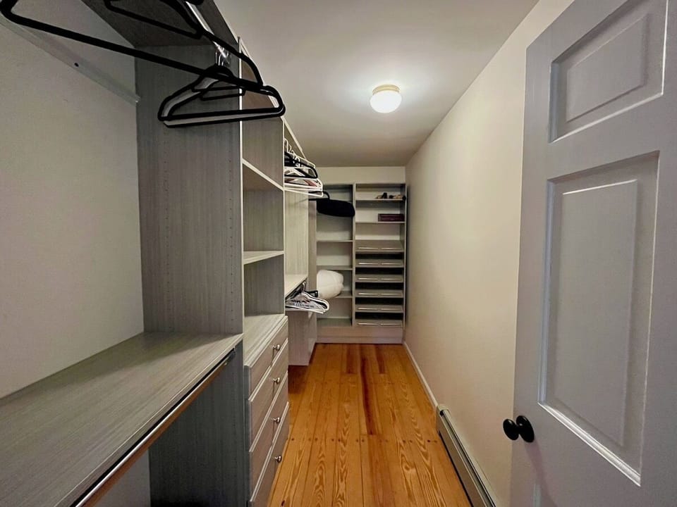 Primary walk-in closet