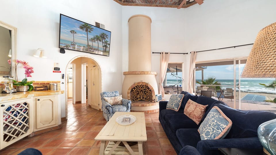 Fire place in the living room