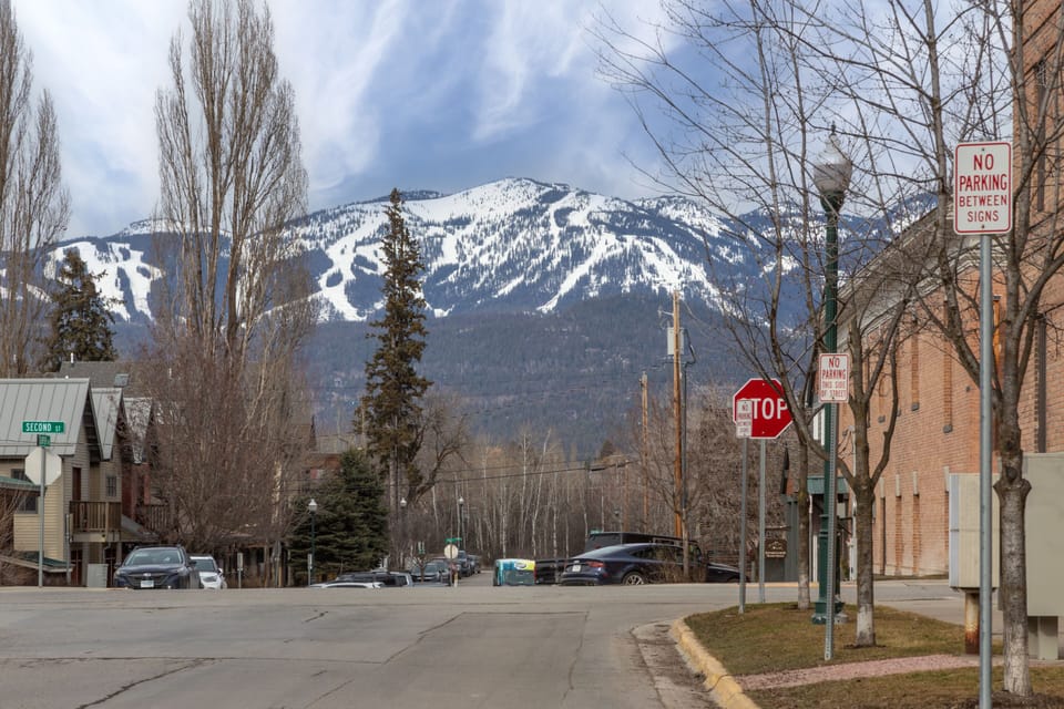 Views of Big Mountain right from the door of the building | Exterior