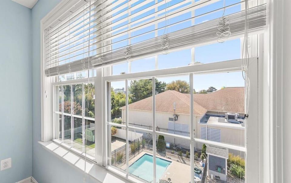 View from Bedroom 2 of Pool