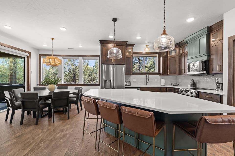 Kitchen Island and Dining Table