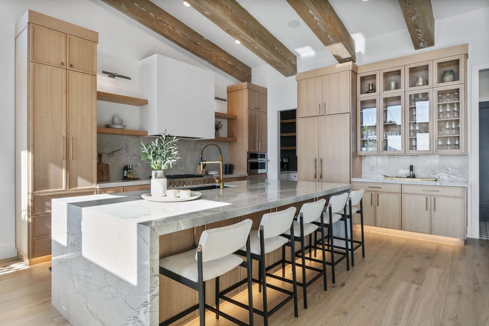 Indoors, Kitchen, Kitchen Island, Architecture, Building