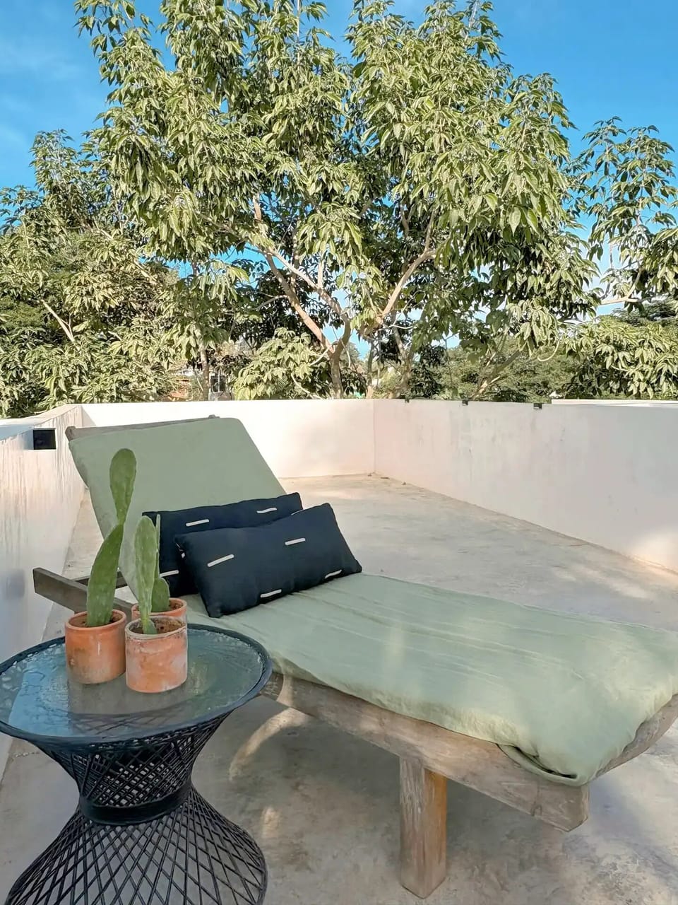 Soak up the sun or starry nights on the rooftop