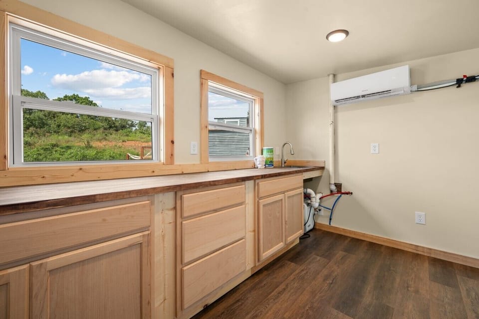 Serving Area Inside Outdoor Kiosk