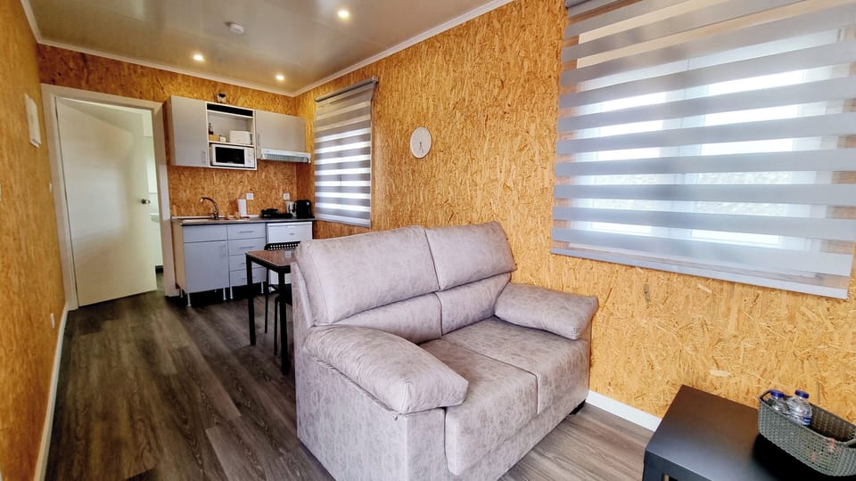 Sala de estar e Kitchenette 