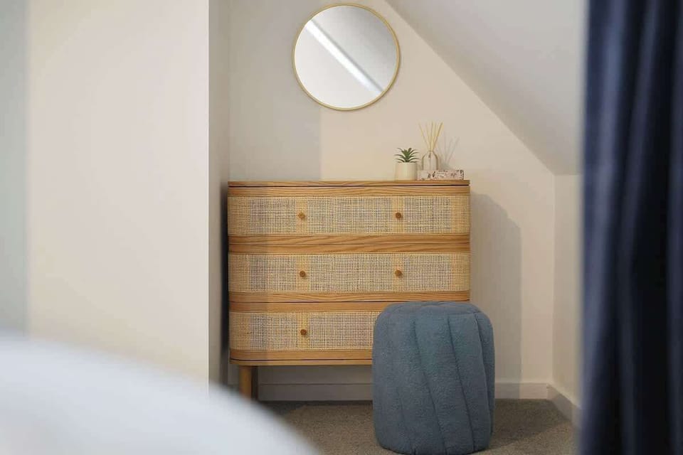 Bedroom 1 offers flexibility and comfort with a cosy double bed, ensuring a restful retreat for a peaceful night's sleep. 