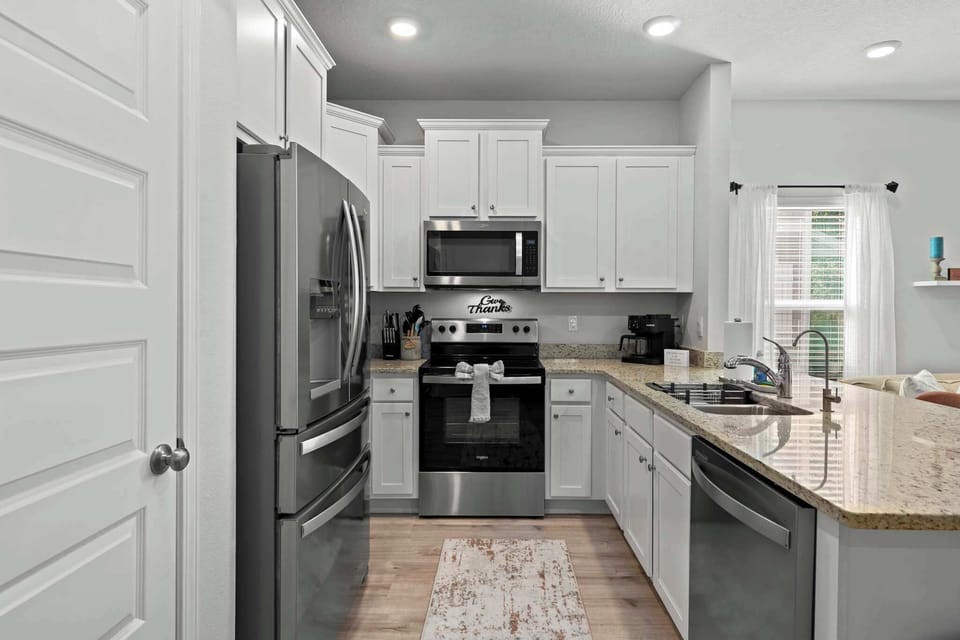 Feel right at home in a kitchen made for comfort and convenience.