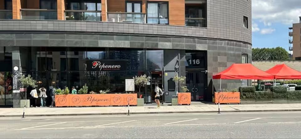 Enjoy authentic flavours at Peperonero, just a 1-minute walk away.
