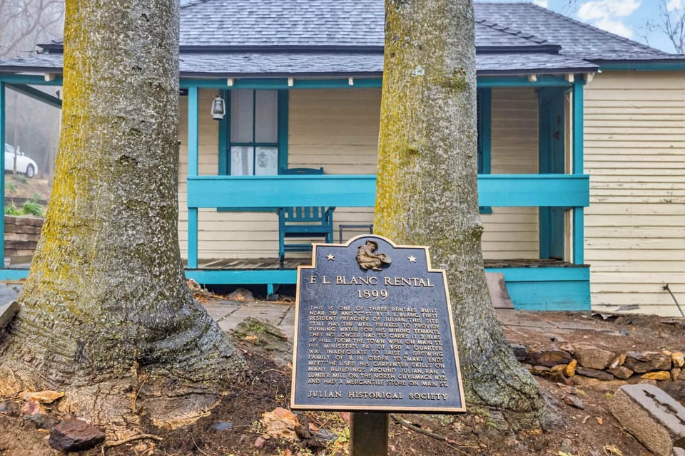 Historic marker adding local character nearby