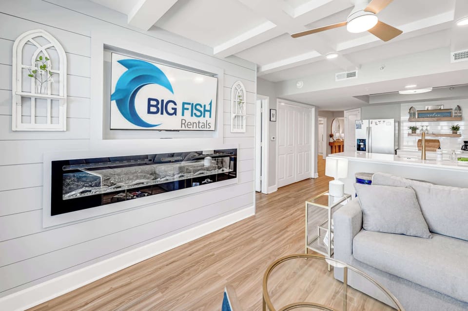 Stylish Living Room w/ Amazing Views 🌊✨
