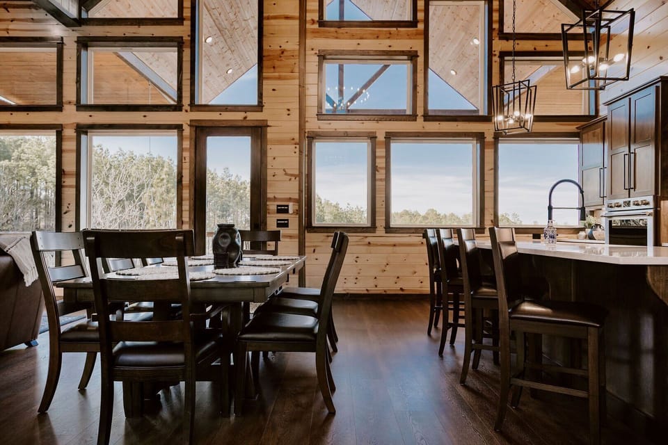 Dining and kitchen area