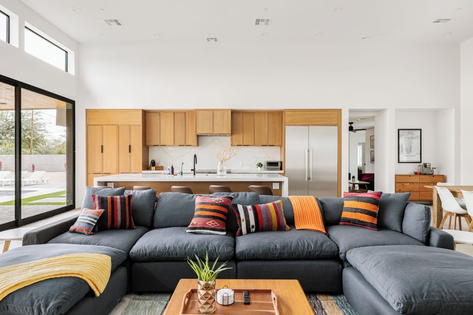 Living Room with Large Sectional