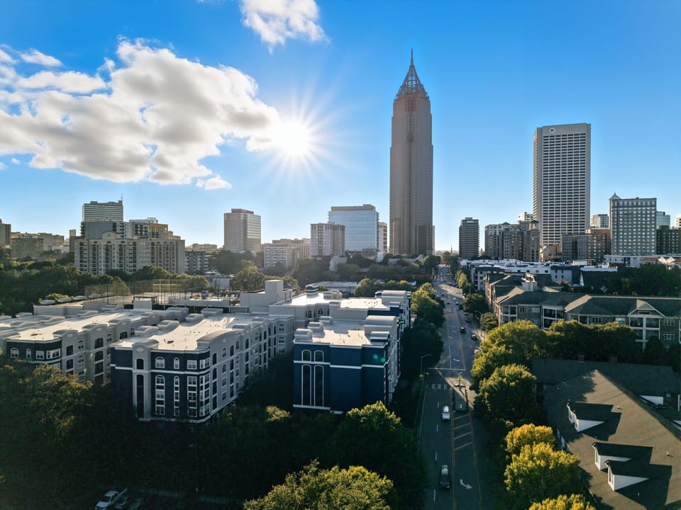 Incredible Midtown skyline views — enjoy breathtaking sunsets and city lights from the building.