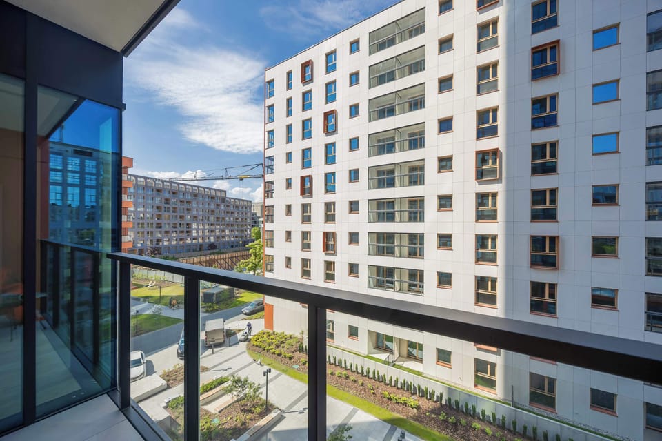 A private balcony with a small table and chairs. Perfect for morning coffee or evening relaxation.