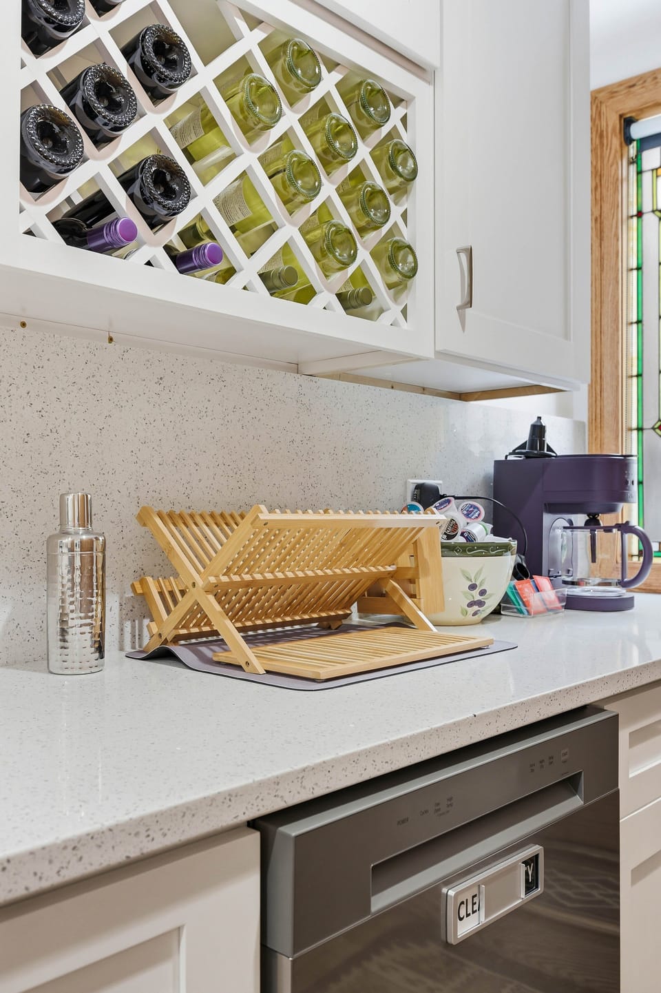 Indoors, Kitchen, Drying Rack, Shelf, Sink