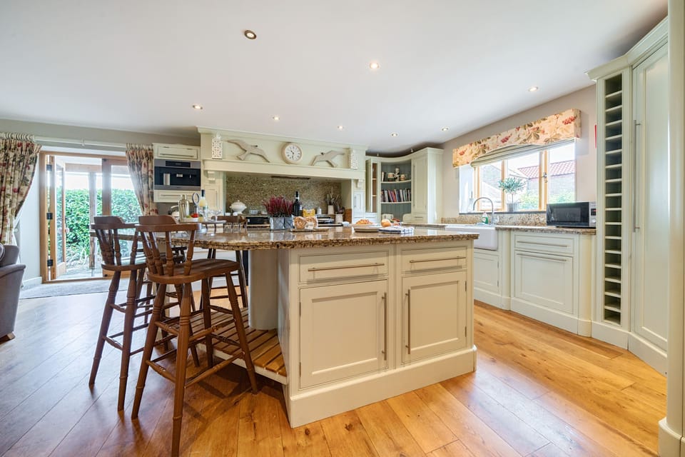 kitchen with island