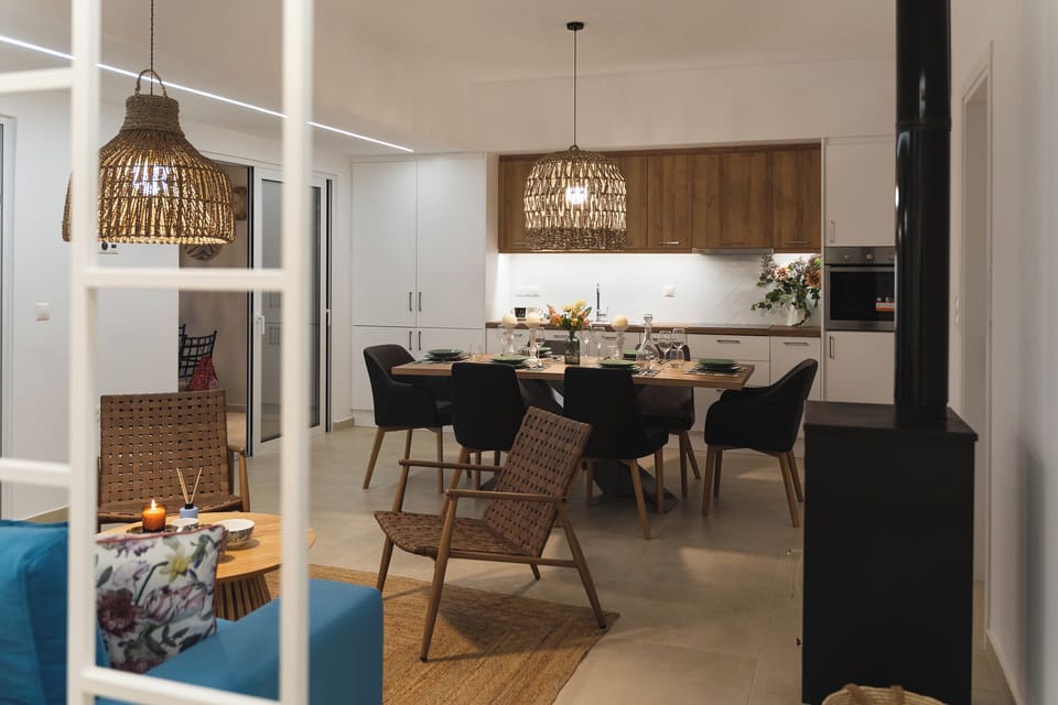 Open-plan dining and kitchen — inviting space for shared meals