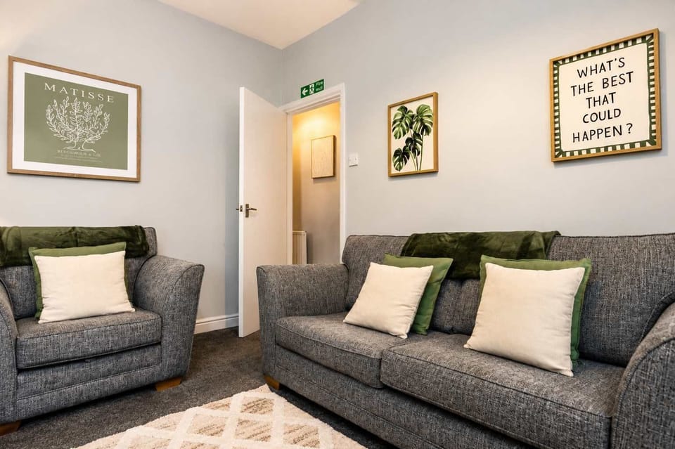 Comfortable living area with stylish furnishings, perfect for unwinding after a busy day
