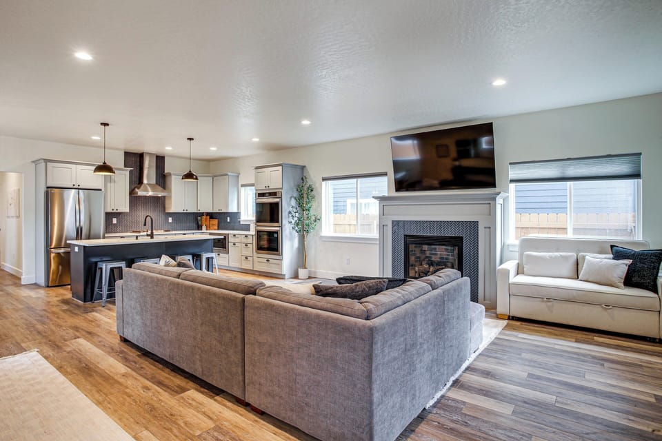 Living Room | 1st Floor | Queen Sleeper Sofa