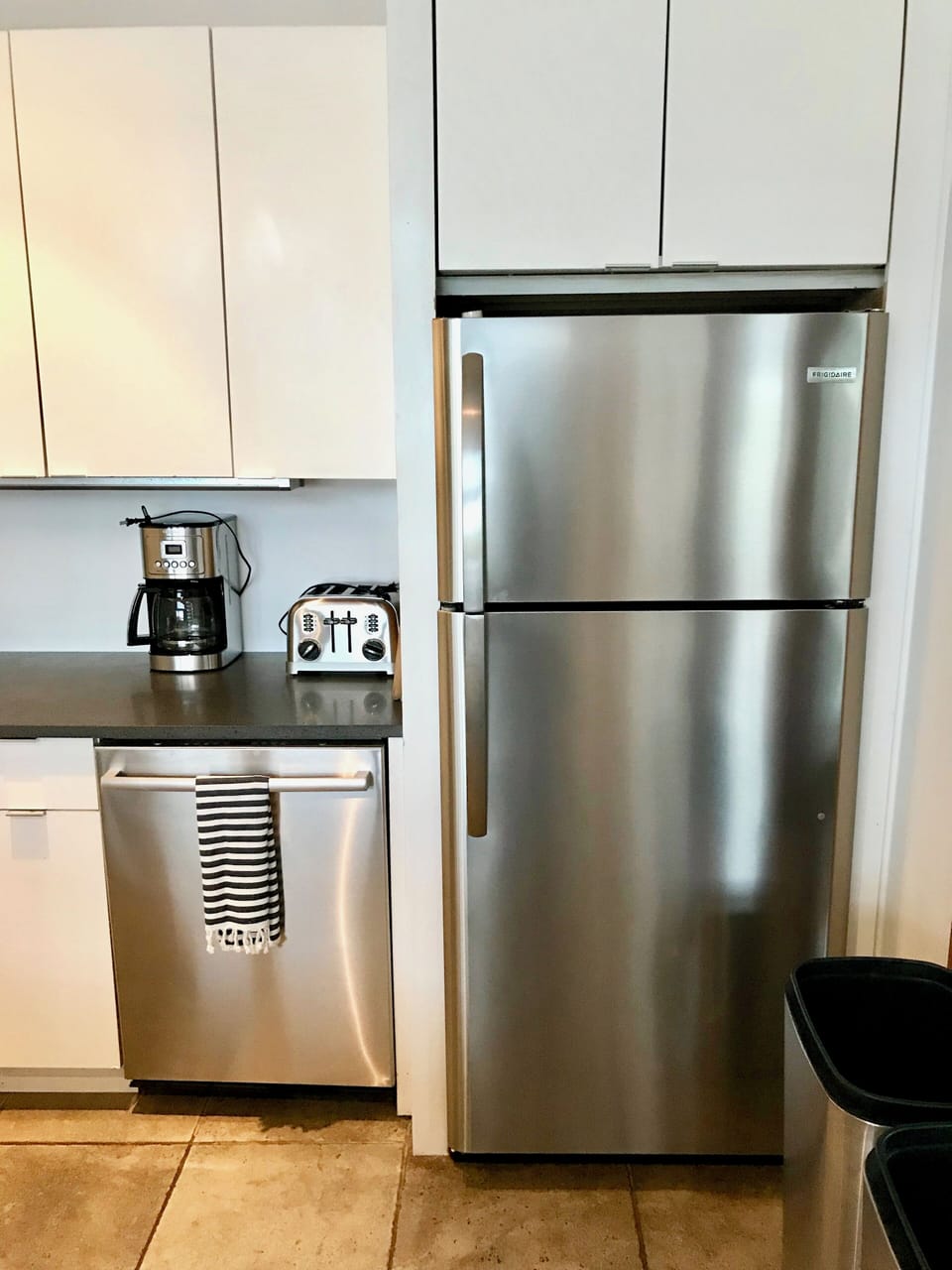 All stainless appliances