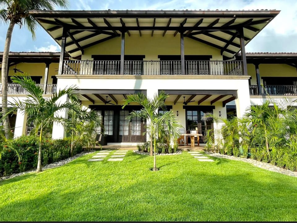 View of the house from the garden
