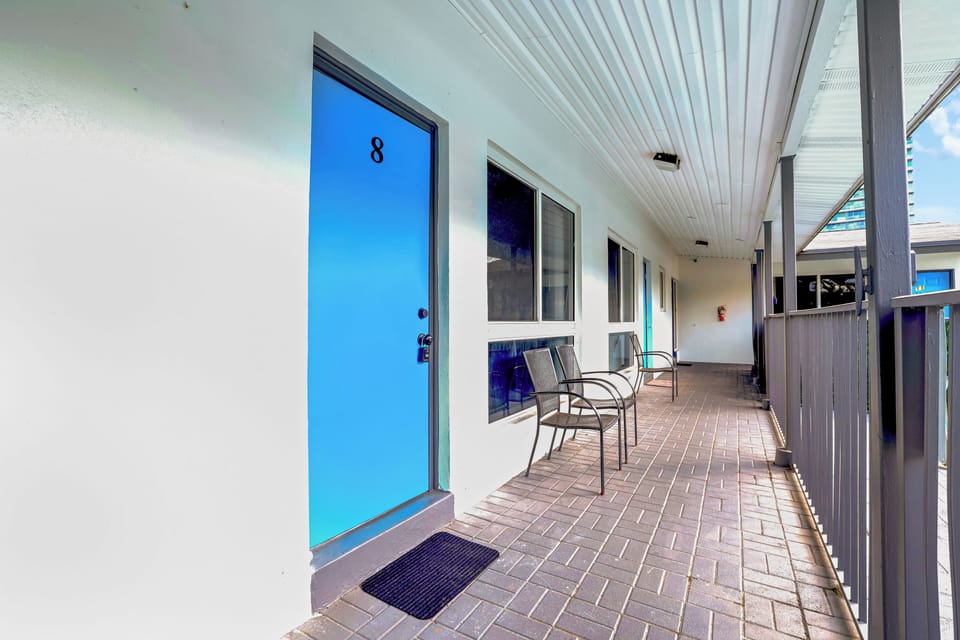 Private door entrances at Pompano Breeze