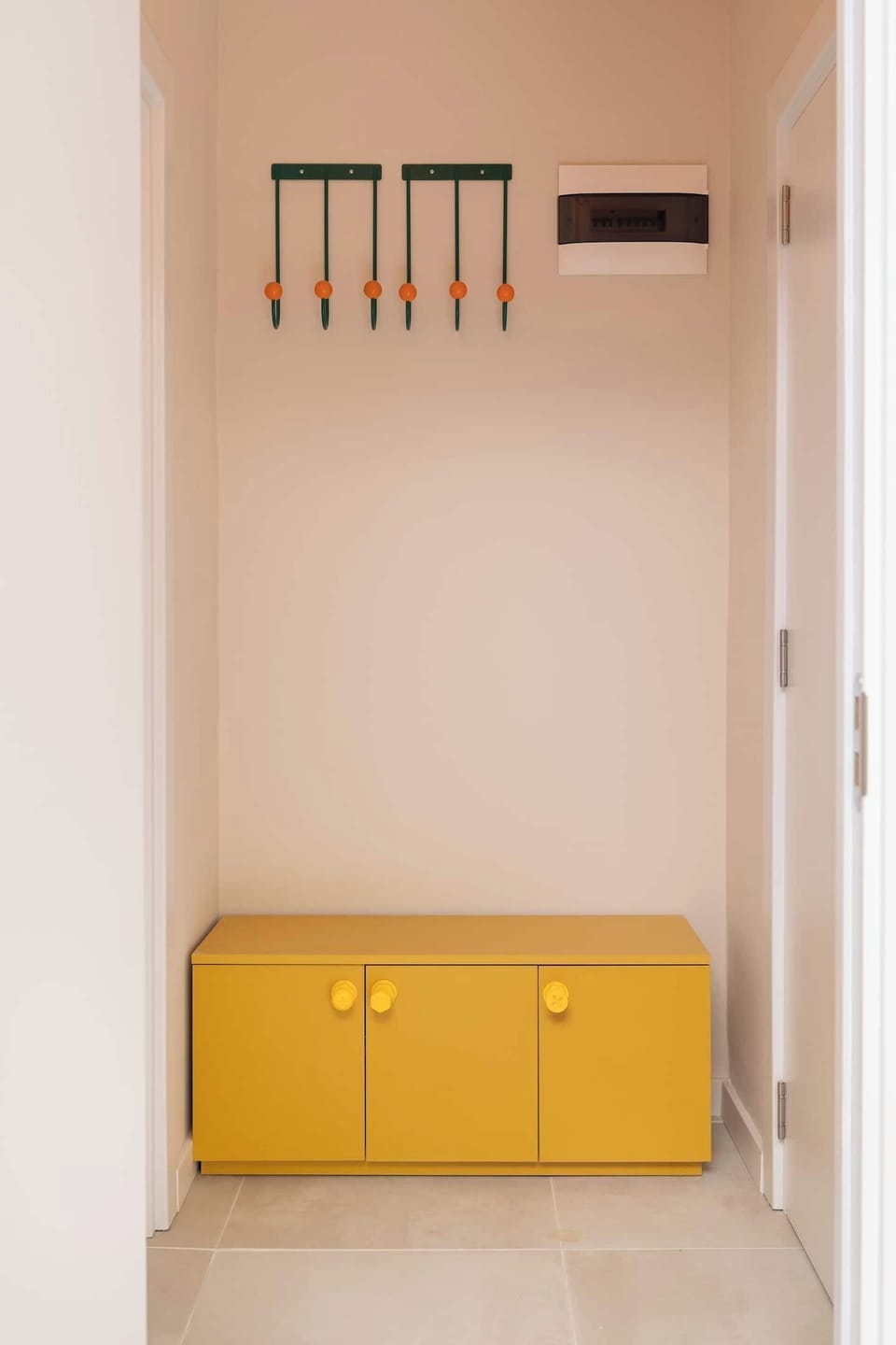 Your private entrance — direct, keyless access to your own space in a classic 1939 Sofia city centre building