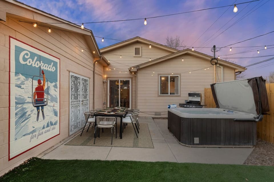 Unwind in the private hot tub and soak under the stars after a day of adventure!