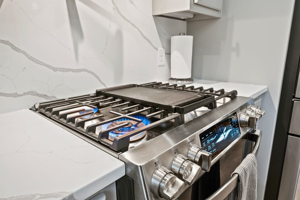 Advanced Stove in a High-Tech Kitchen