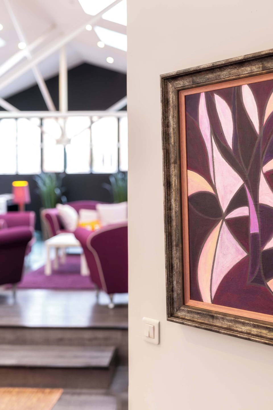 L'entrée : détail de la décoration