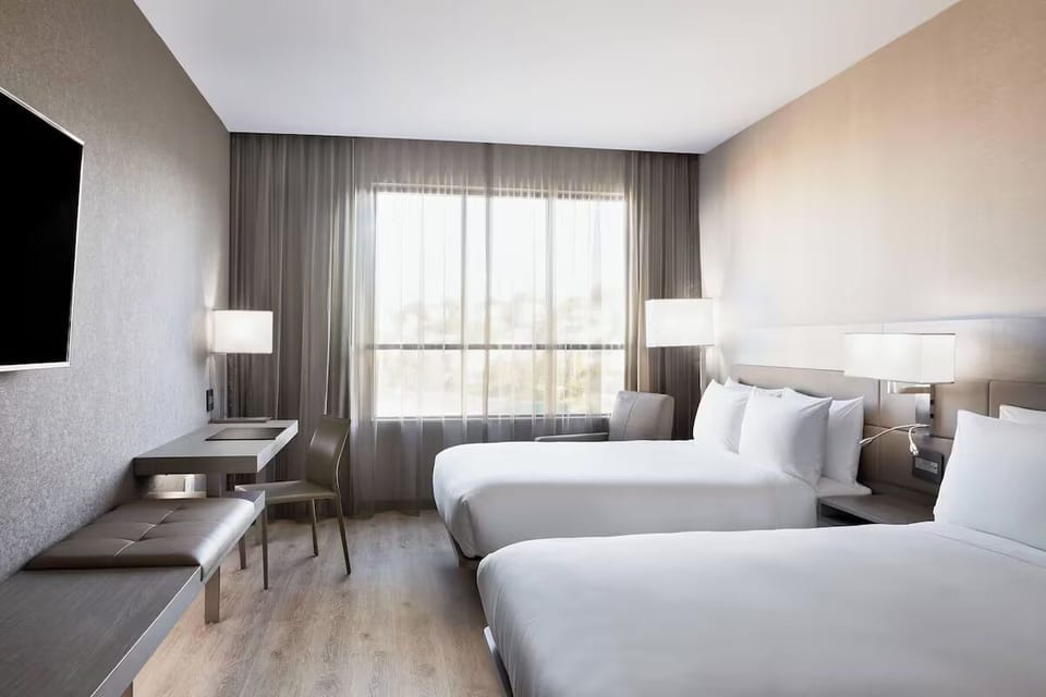 Bedroom. Interior and views may vary based on location and availability