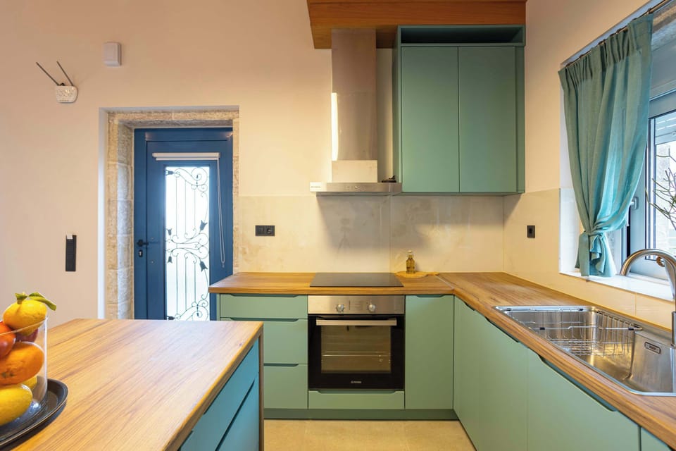 Practical kitchen with everything within reach