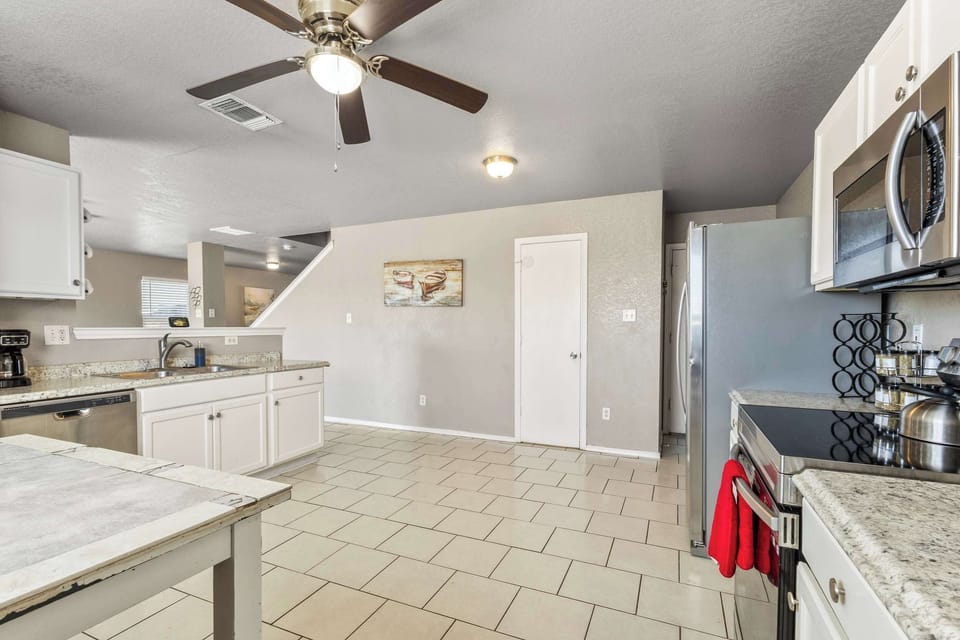 Kitchen with Half Bathroom