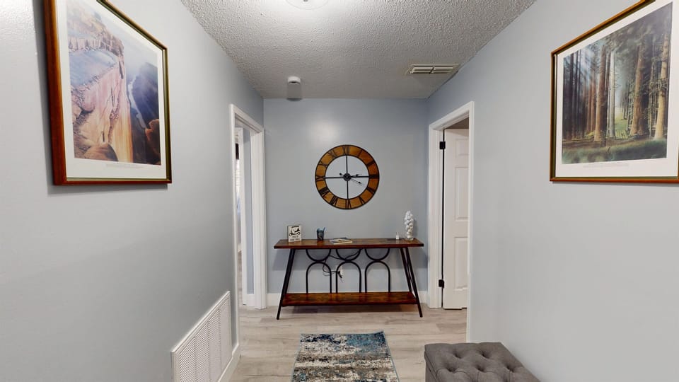 The foyer is a welcoming area