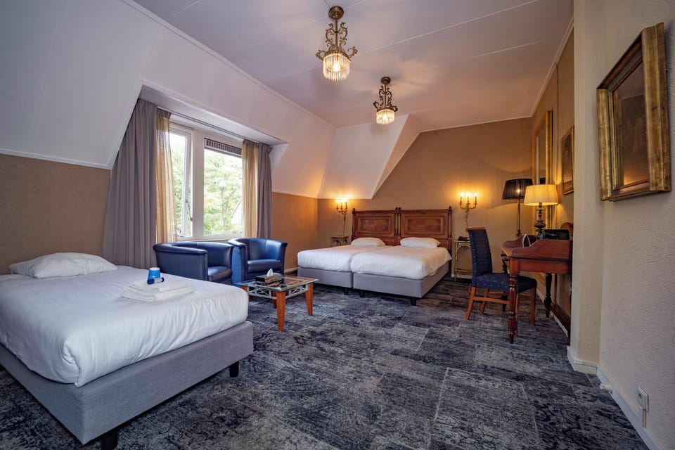 Settle into a spacious family room with lounge seating.