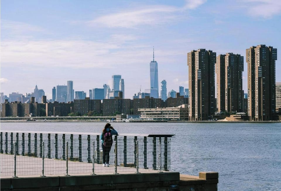 View from nearby park