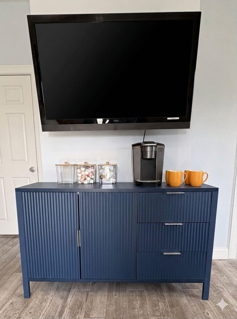 Grab a cup of coffee and walk to the balcony & hear the morning waves