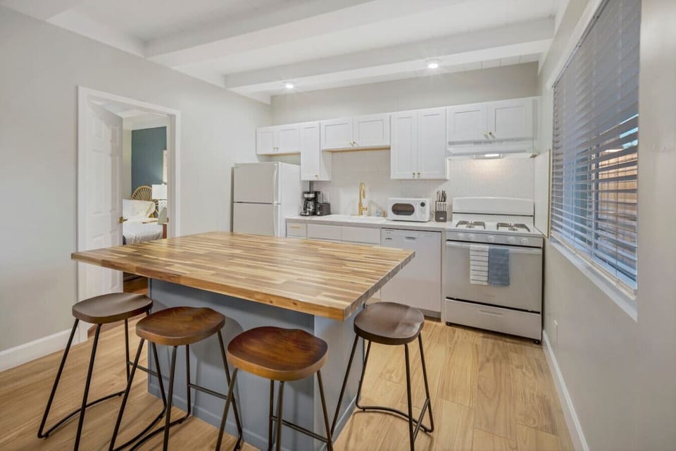 Whip up delicious meals in our kitchen stocked with all the essentials.