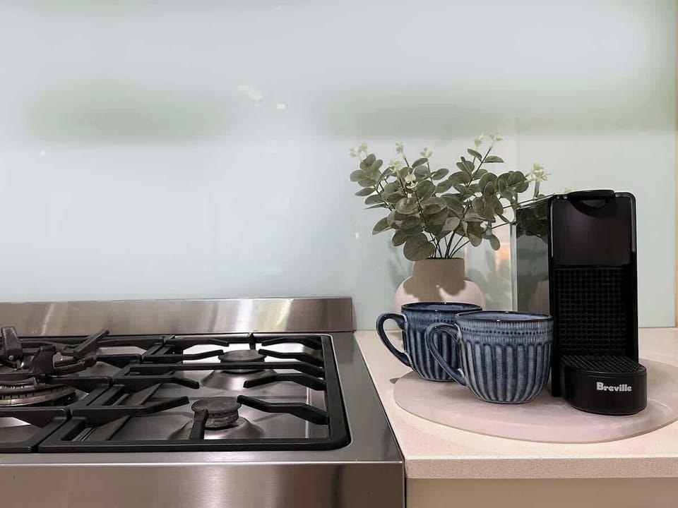 Kitchen with coffee maker