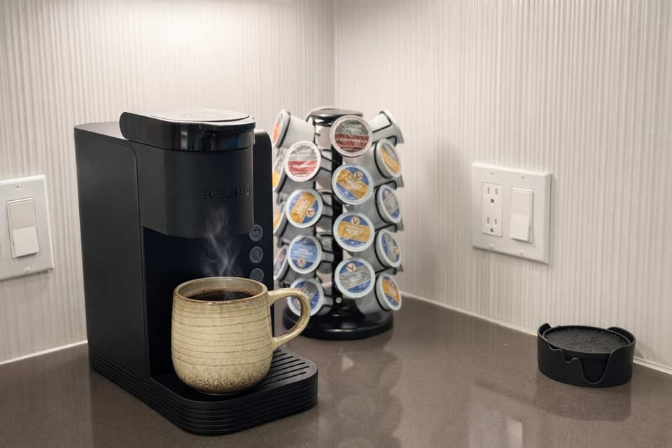 Start your mornings right — fresh coffee at your fingertips.