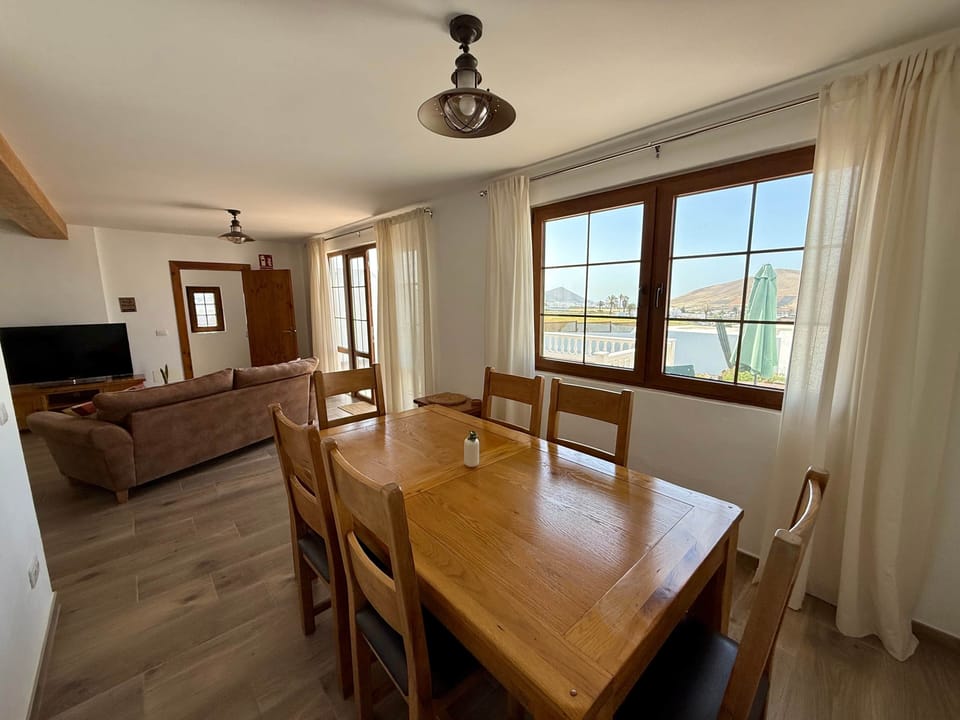 Dining area with views