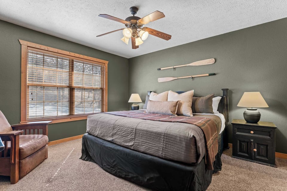 Bedroom 1 is on the main floor and has a king bed!